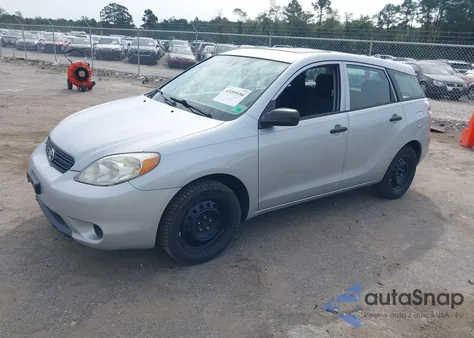 2007 Toyota Matrix z USA, uszkodzony, nr VIN 2T1KR32E97C650616